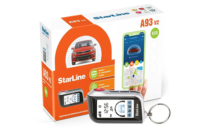 Установка автосигнализации StarLine A93 V2 ECO